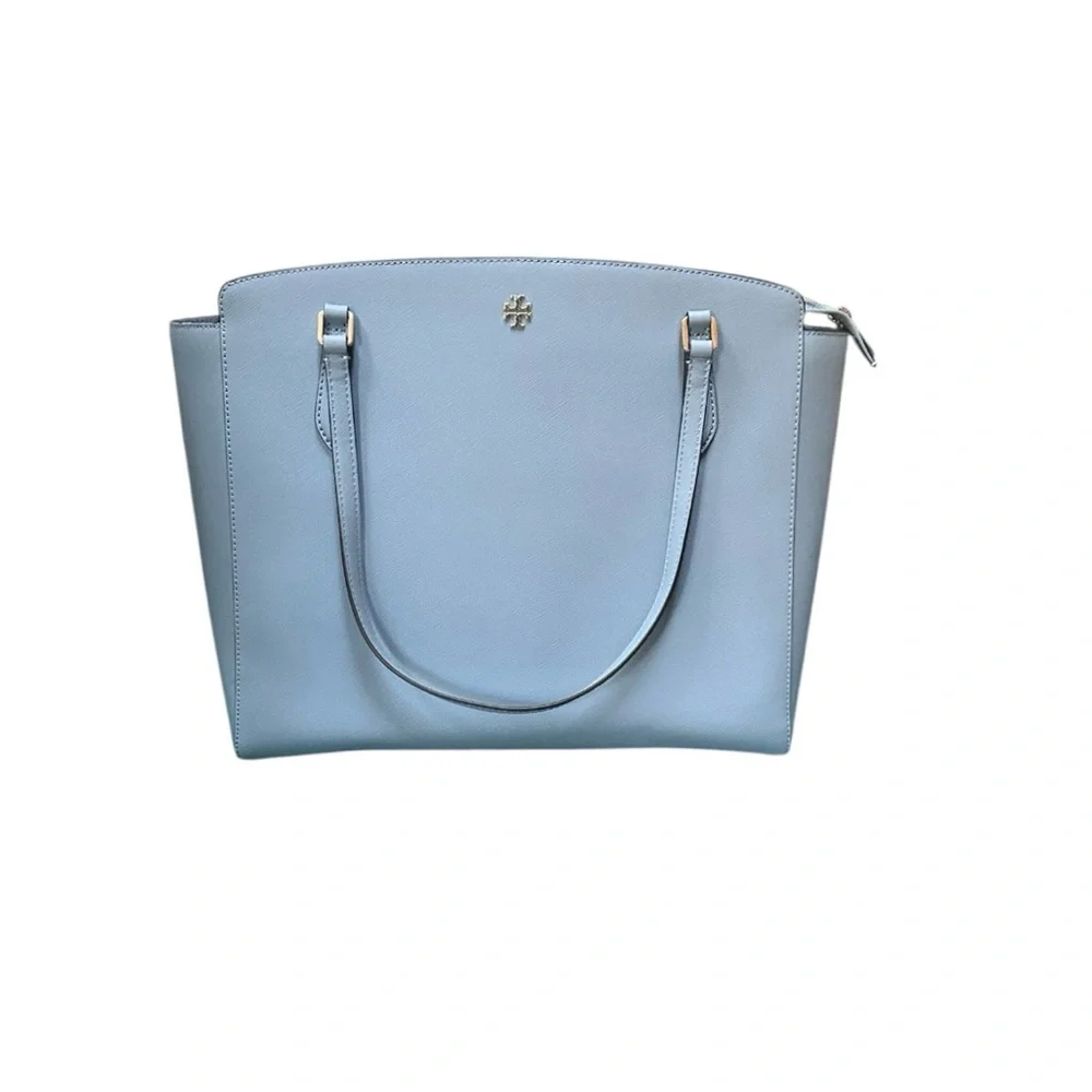 Tory Burch Large Emerson Tote “Blue Cloud” Color NWOT